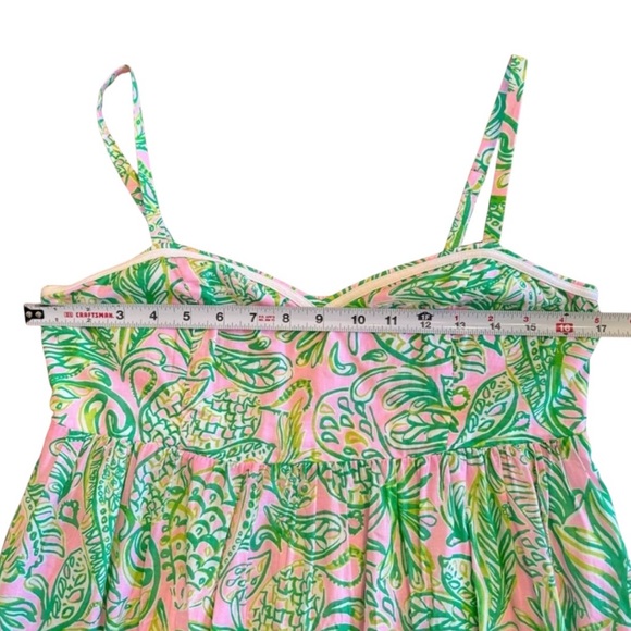 Lilly Pulitzer Hiedi Cotton Maxi Dress 
Mandevilla Baby Fins And Flippers - Picture 11 of 13